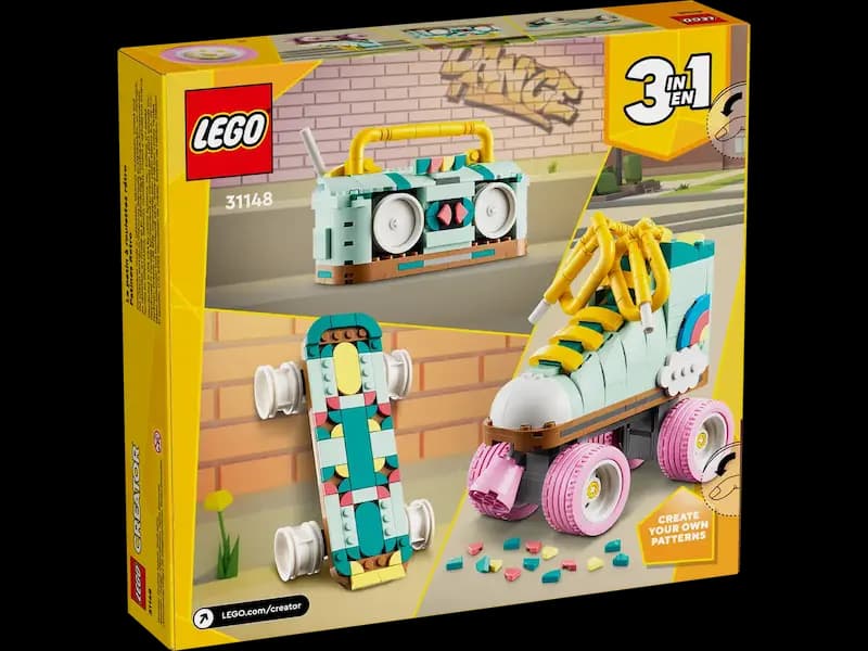 لگو کریتور مدل Retro Roller Skate کد 31148 — تصویر ۸
