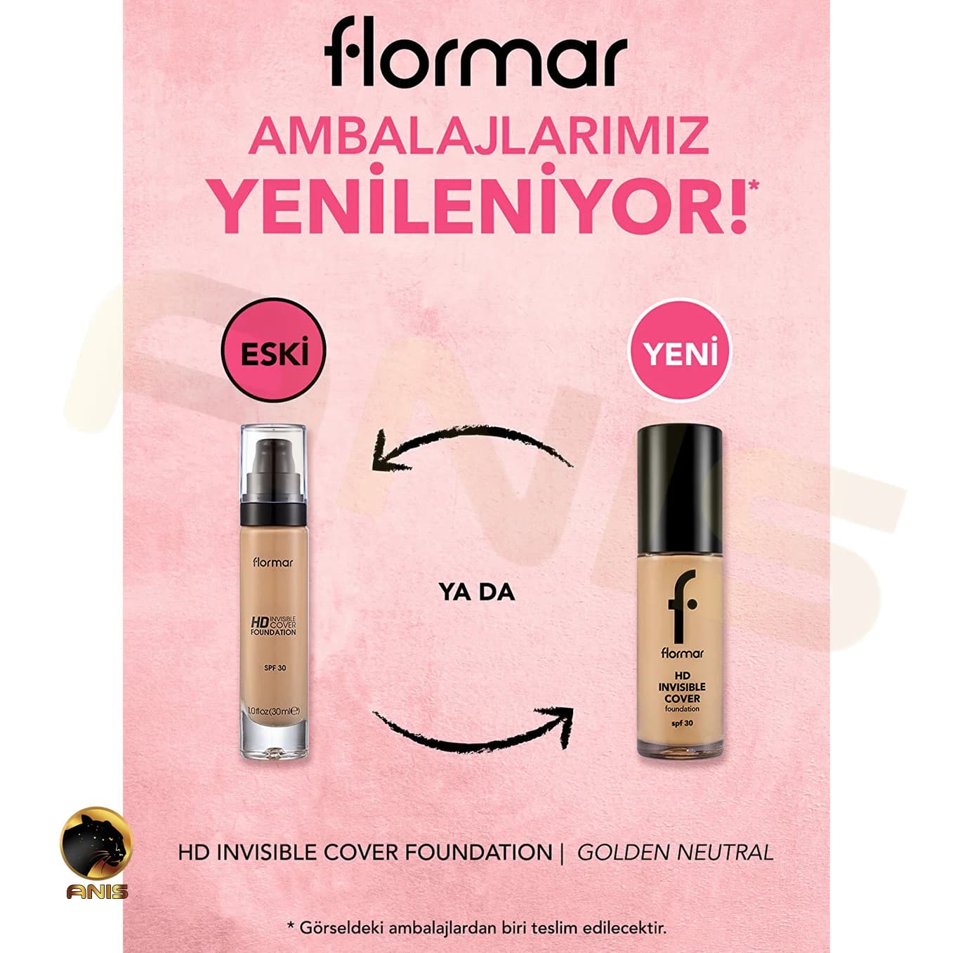 کرم پودر Hd Invisible Cover 90 فلورمار با SPF 30 حجم 30 میل — تصویر ۷
