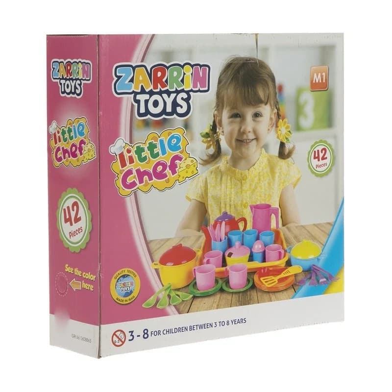 ست اسباب بازی آشپزخانه زرین تویز Zarrin Toys مدل Little Chef کدm22768 — تصویر ۲
