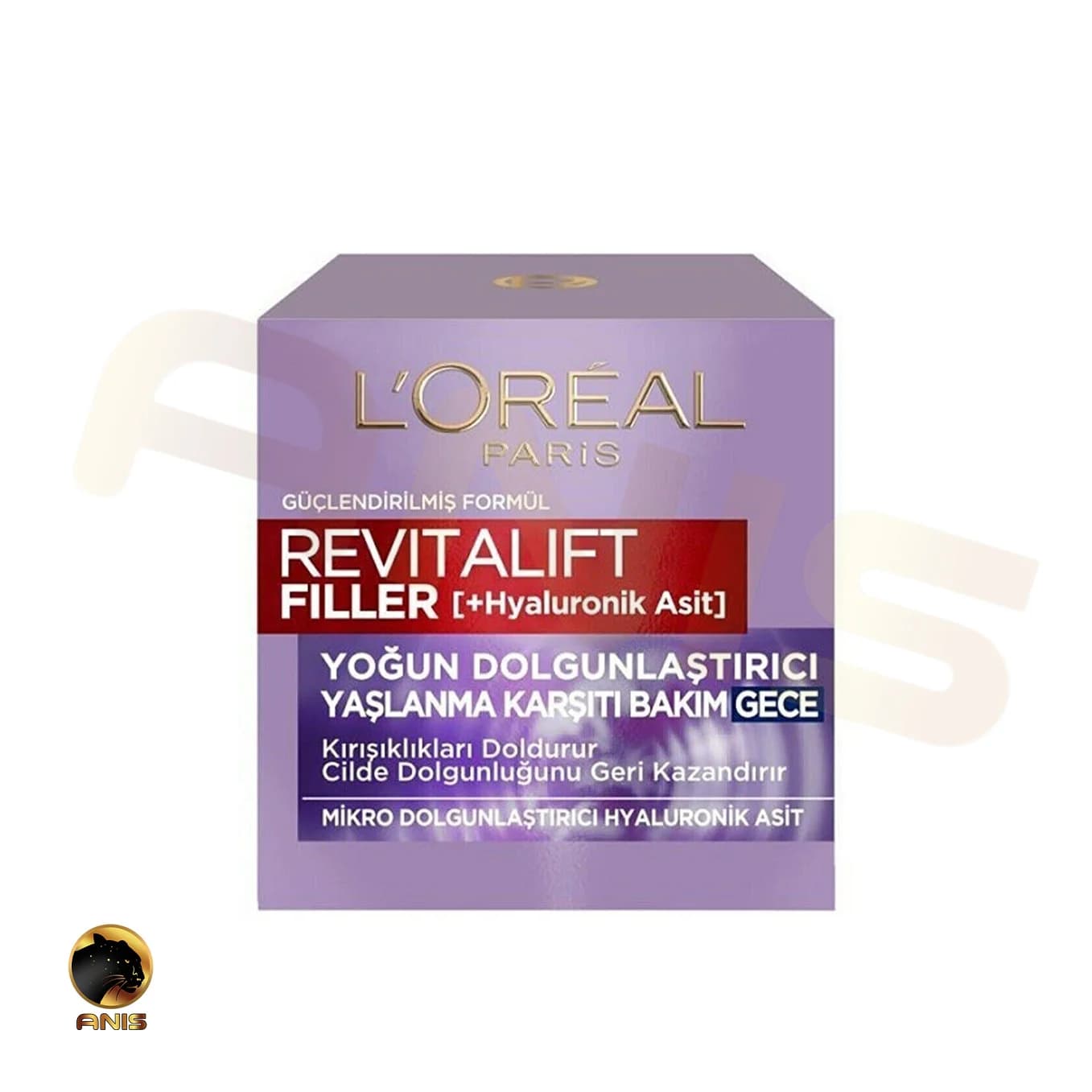 کرم ضد چروک شب Revitalift Filler لورال حاوی هیالورونیک اسید 50 میل — تصویر ۸
