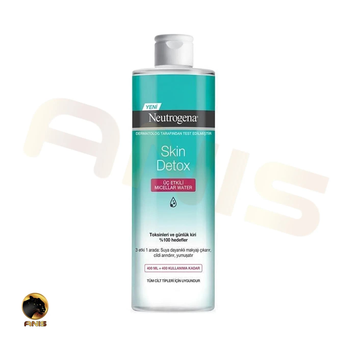 میسلار واتر Skin Detox نوتروژینا 400 میل — تصویر ۵