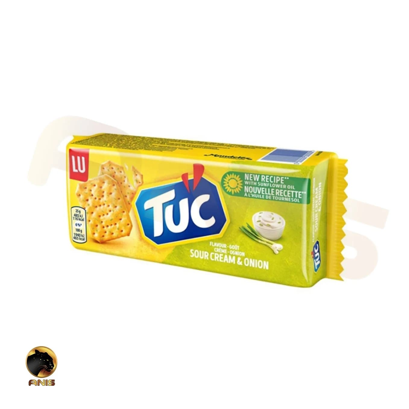 بیسکویت tuc پیازی و خامه ترش اروپا 100 گرم — تصویر ۲