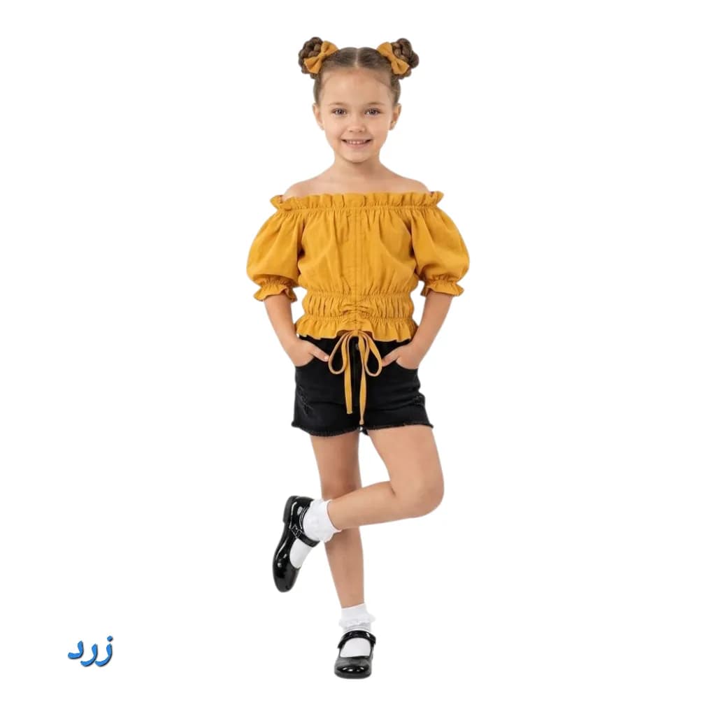 شومیز دخترانه کوتاه ایفل — تصویر ۶