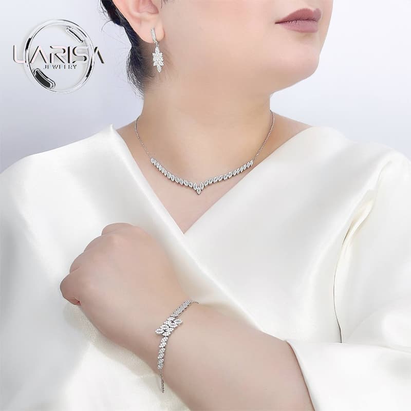 سرویس زنجیری نقره دخترانه SZ03