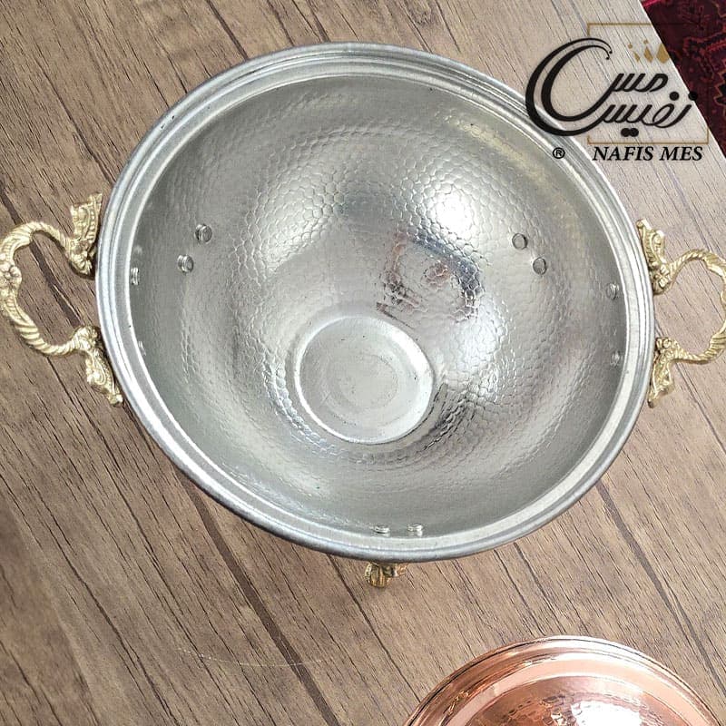 سوفله خوری گرد مسی وارمر دار مدل نوین — تصویر ۳