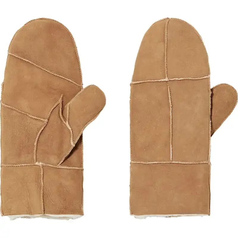 دستکش چرم بدون انگشت داخل خز کرم اسمارا Esmara آلمان 457619