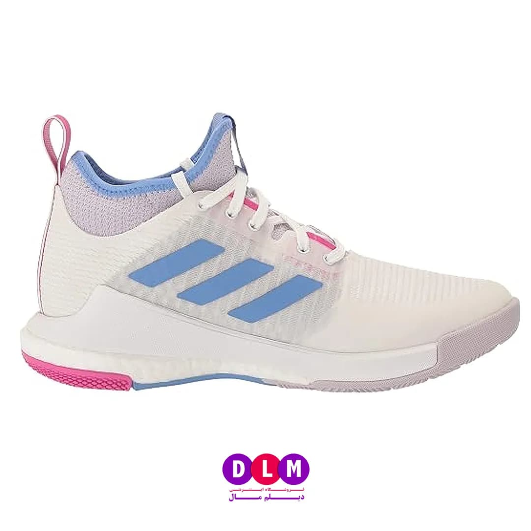 کفش والیبال آدیداس کریزی فلایت رنگ سفید آبی – Adidas Crazyflight — تصویر ۳