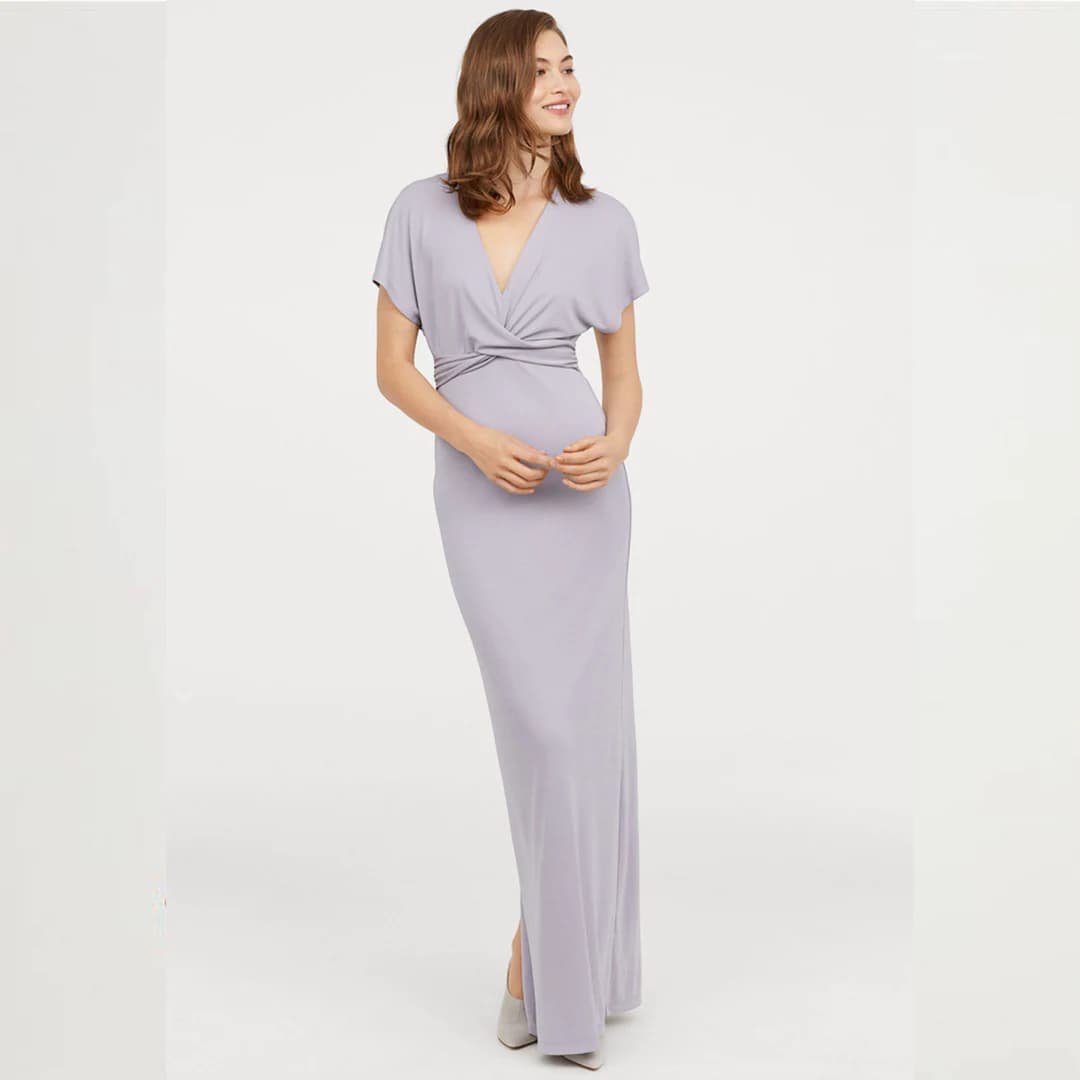 پیراهن مجلسی بلند زنانه اچ اند ام H&M کات لیبل سایز 34 0658287 — تصویر ۵