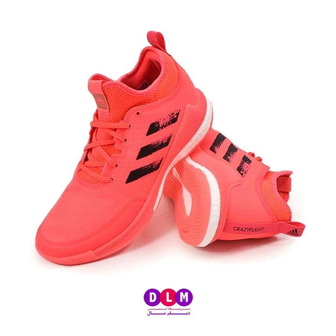 کفش والیبال آدیداس کریزی فلایت رنگ گلبهی – Adidas Crazyflight — تصویر ۱۰