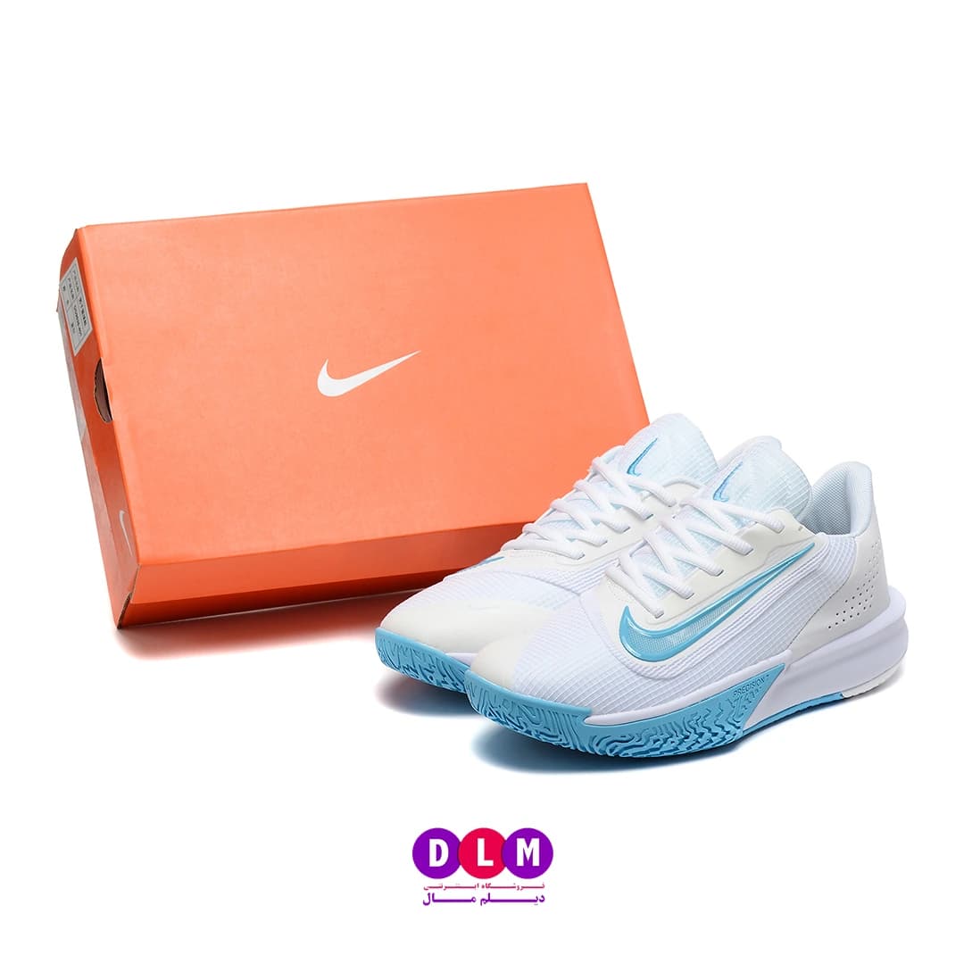 کفش بسکتبال نایک پرسیژن 7 رنگ سفید آبی – Nike Precision 7 — تصویر ۱۰