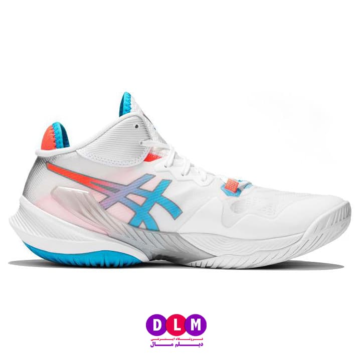 کفش والیبال آسیکس متارایز طرح آبی آتشی – Asics Metarise — تصویر ۲