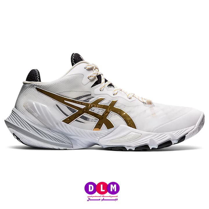 کفش والیبال آسیکس متارایز رنگ سفید طلایی – Asics Metarise — تصویر ۳
