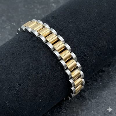 دستبند استیل مردانه Rolex — تصویر ۱۰