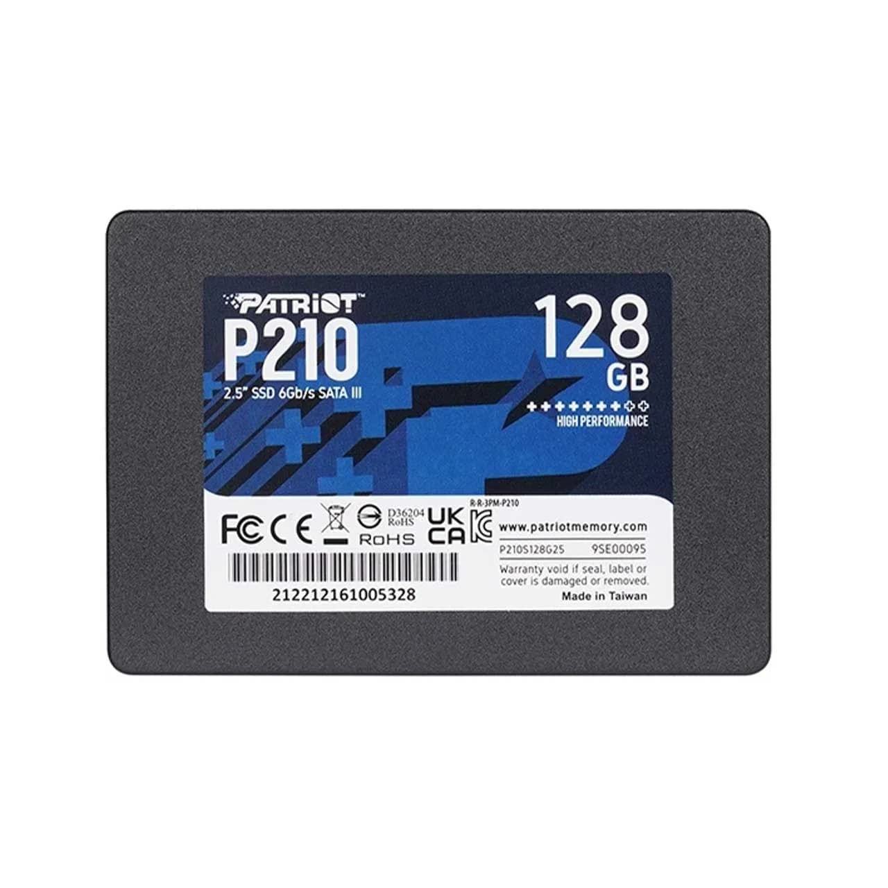 هارد Patroit SSD مدل P210 ظرفیت 128GB – مشکی (گارانتی الماس رایان ایرانیان) — تصویر ۵