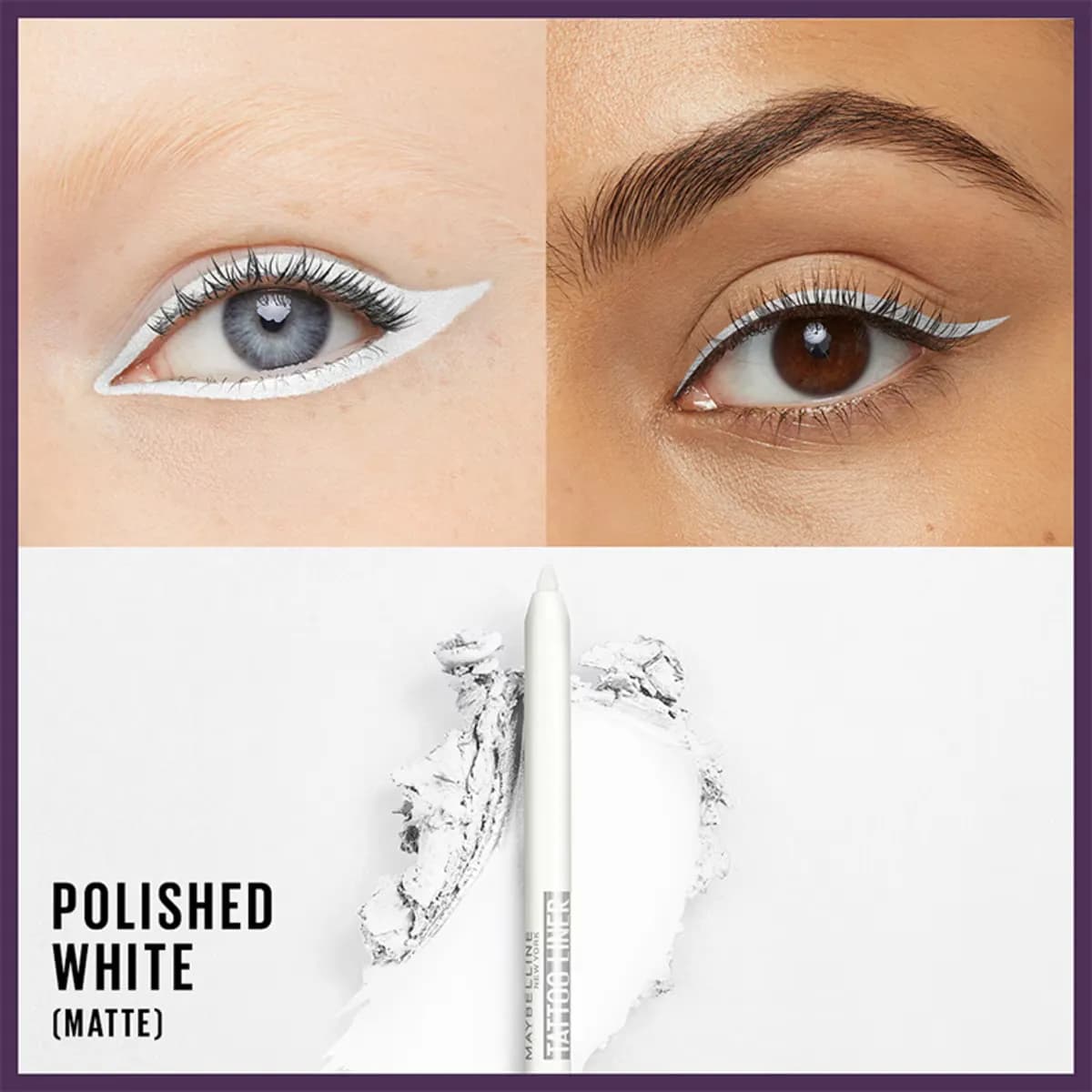 مداد چشم میبلین Polished White — تصویر ۲