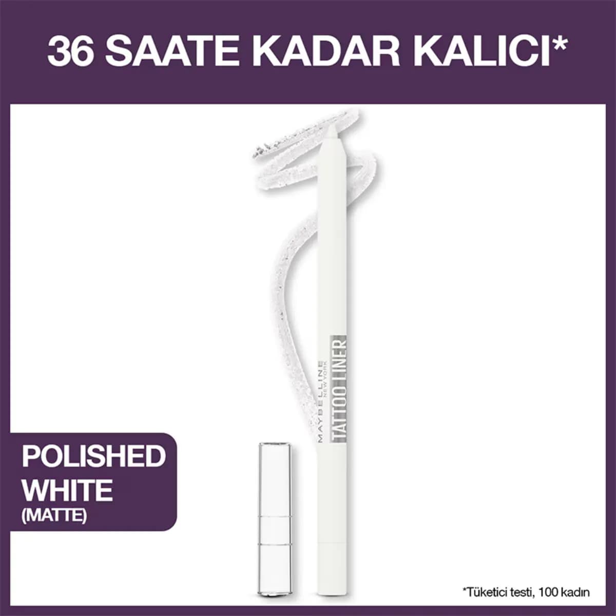 مداد چشم میبلین Polished White — تصویر ۳