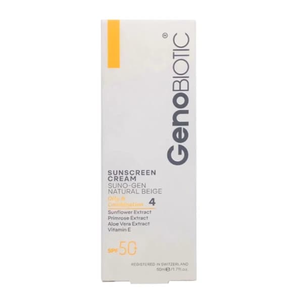 ضدآفتاب رنگی 3 ژنوبایوتیک SPF50 حجم 50 — تصویر ۱۱