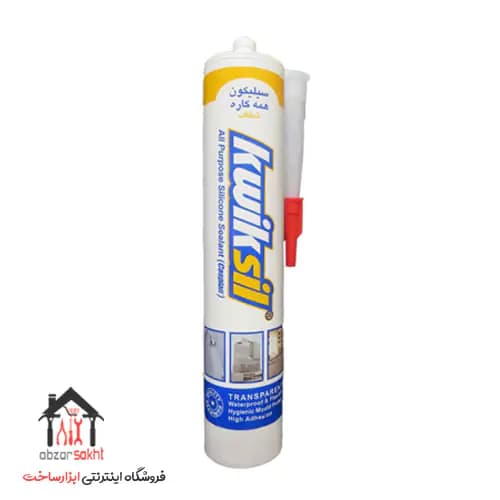 چسب سیلیکون کاسپین مدل کوئیک سیل (Kwiksil) حجم 300 میلی لیتر — تصویر ۲