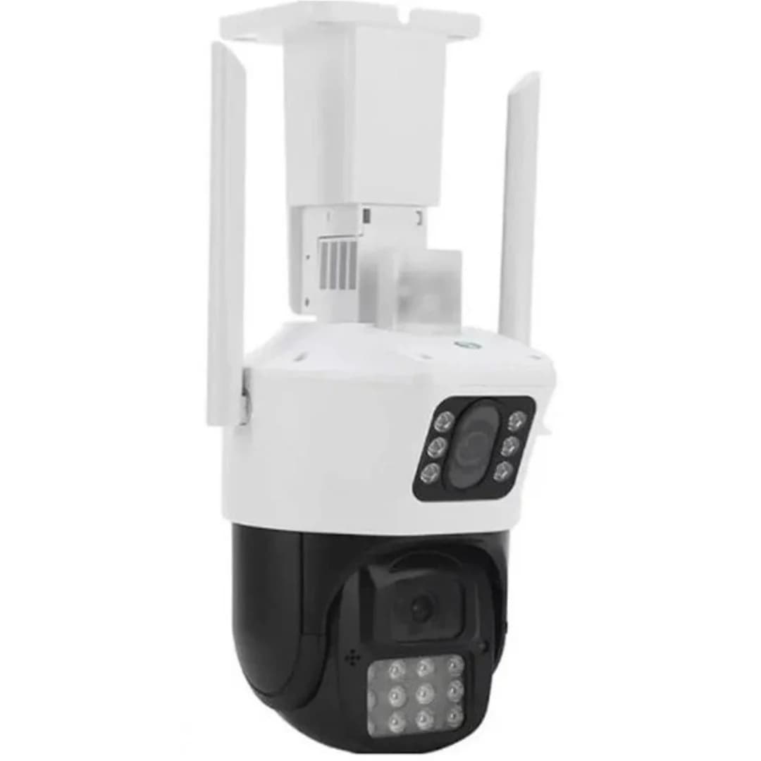 دوربین سیم کارتی چرخشی 8MP دو لنزه v380 PRO 4k پلاک خوان — تصویر ۳