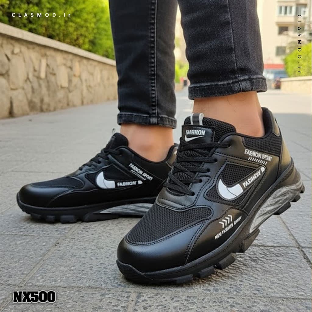 کفش مردانه اسپرت نایکی مدل 1NX500 – مشکی — تصویر ۴
