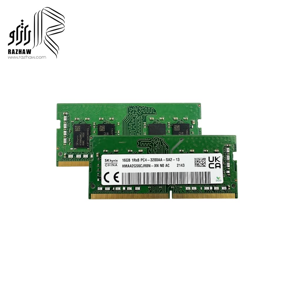 رم 16 گیگابایت DDR4 لپ تاپ برند sk-hynix مدل HMAA2 باس 3200 تایمینگ22 — تصویر ۴
