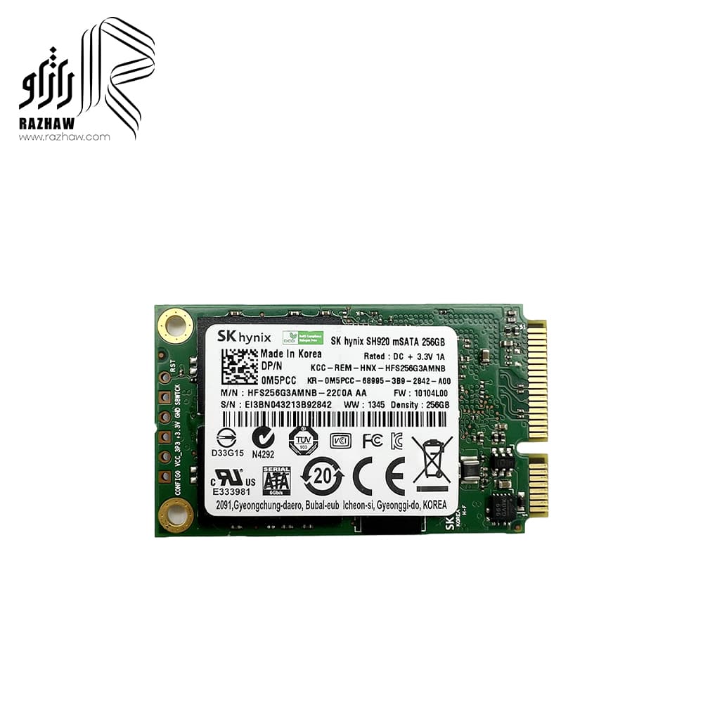 حافظه SSD M-SATA برند SK hynix مدل SH920 ظرفیت 256 گیگابایت — تصویر ۲