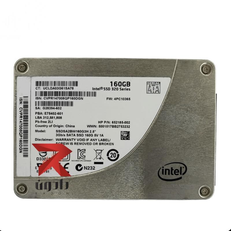 هارد SSD برند اینتل مدل SSDSA2BW160 ظرفیت 160 گیگابایت — تصویر ۷
