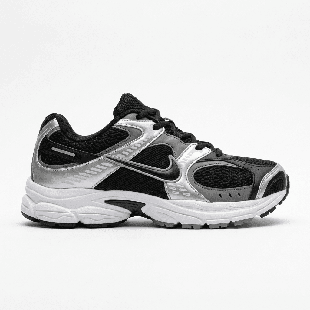 کتونی رانینگ بزرگپا مردانه Nike Initiator مشکی نقره ای | سایز 44 تا 47 — تصویر ۳
