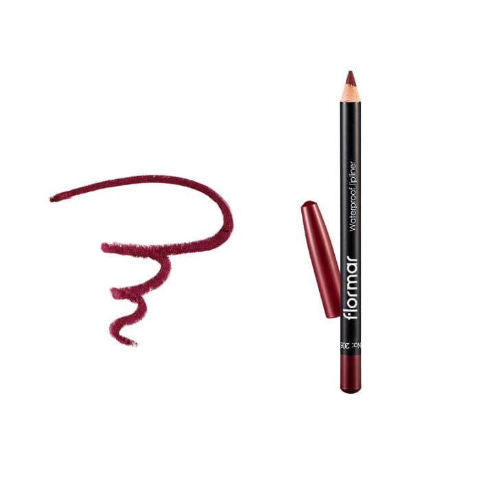 خط لب مداد ضد آب فلورمار مدل Waterproof Lipliner شماره 205 اورجینال