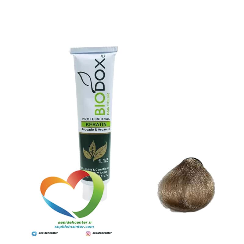 رنگ موی حرفه ای بیوداکس شماره BC71 گردویی روشن BioDox COLOR Light Walnut — تصویر ۵
