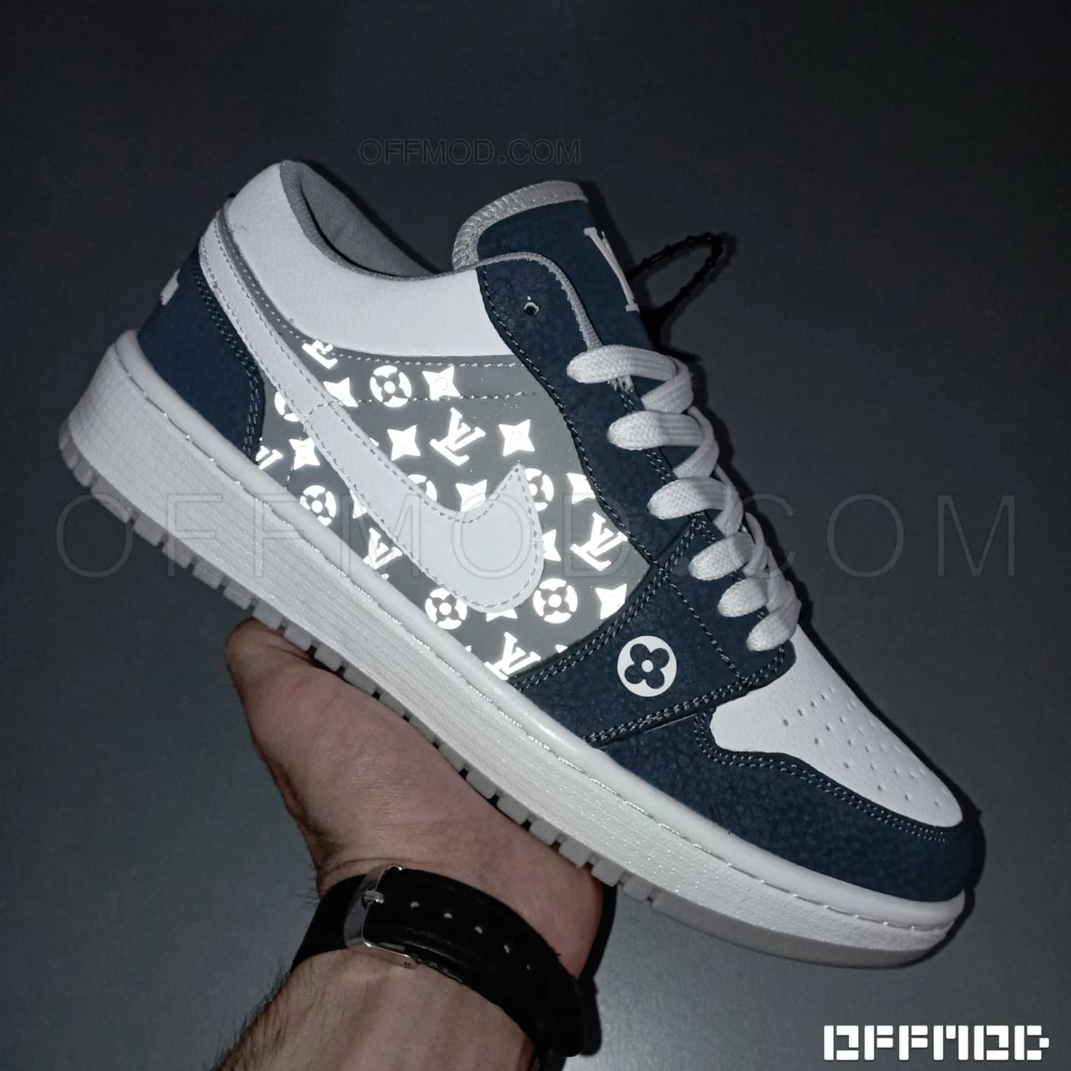 کتونی نایک ایر جردن Nike Air Jordan 1 Louis Vuitton — تصویر ۶