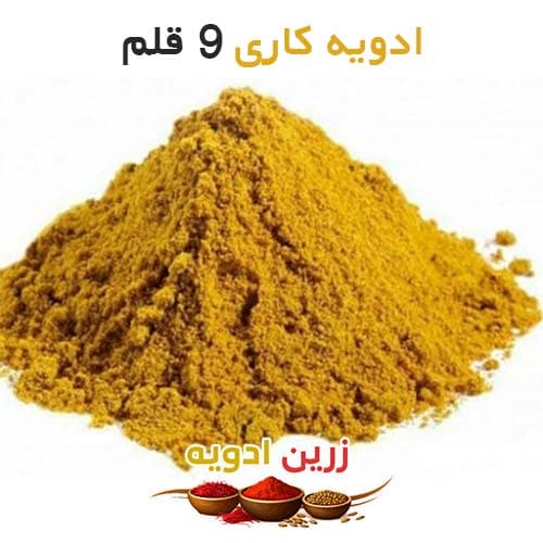 ادویه کاری 9 قلم 100 کیلویی
