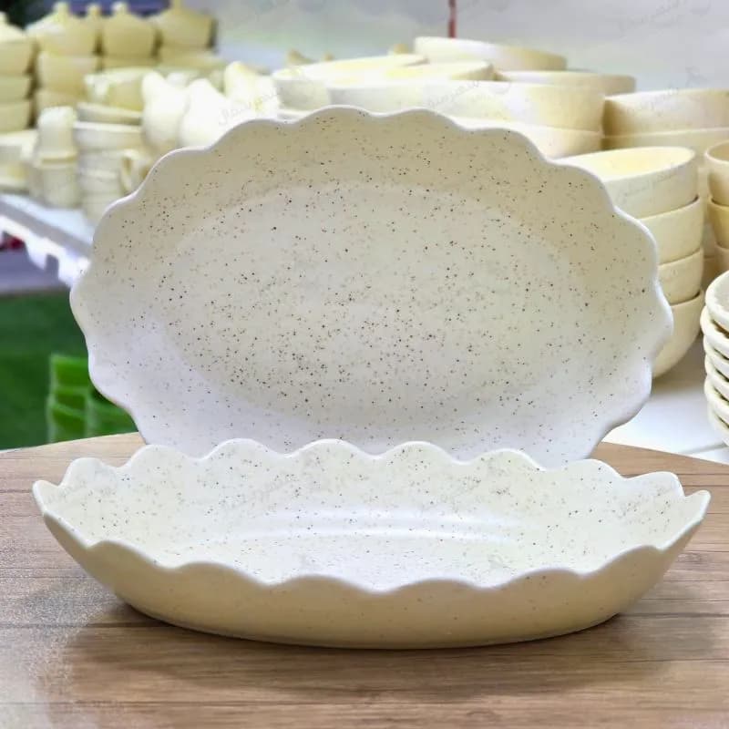 میوه خوری سرامیکی مات مدل صدف