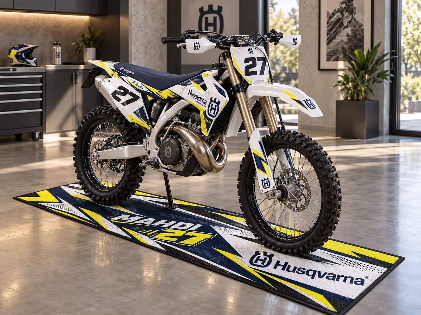 فرش زیر موتور کراس هاسکوارنا Husqvarna | Rider Edition سفارشی