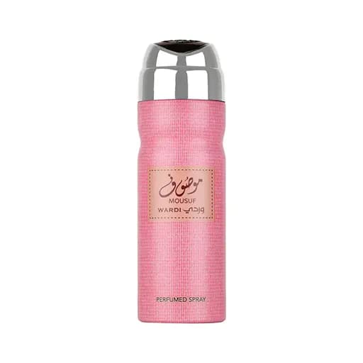 اسپری بدن موصوف وردی ارضالزعفران حجم 200 میلیلیتر اورجینال | Ard Al Zaafaran Mousuf Wardi body spray