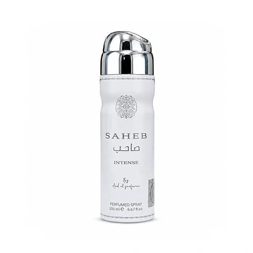 اسپری بدن صاحب اینتنس ارضالزعفران حجم 200 میلیلیتر اورجینال | Ard Al Zaafaran Saheb Intense body spray