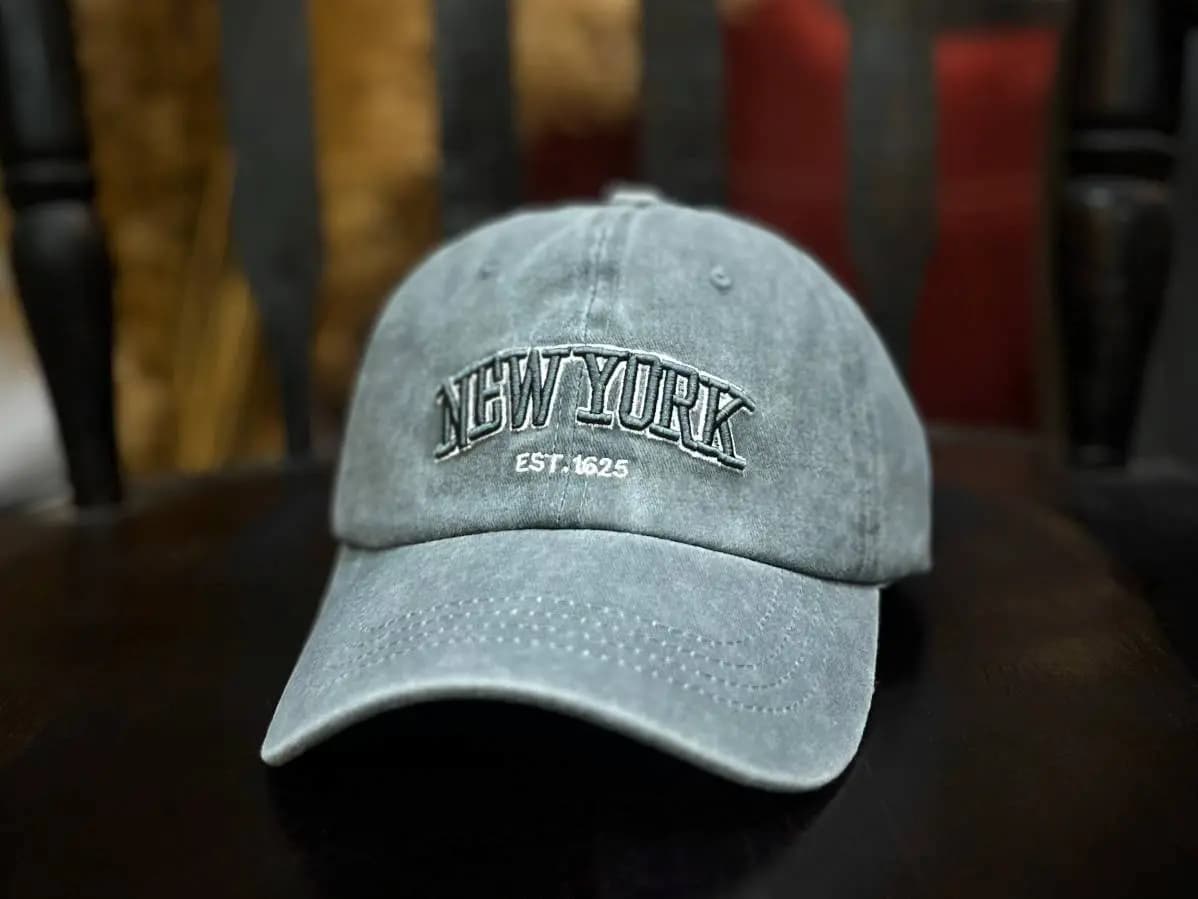 کلاه سنگشور NewYork آبی خاکستری (مدل 3004) — تصویر ۳