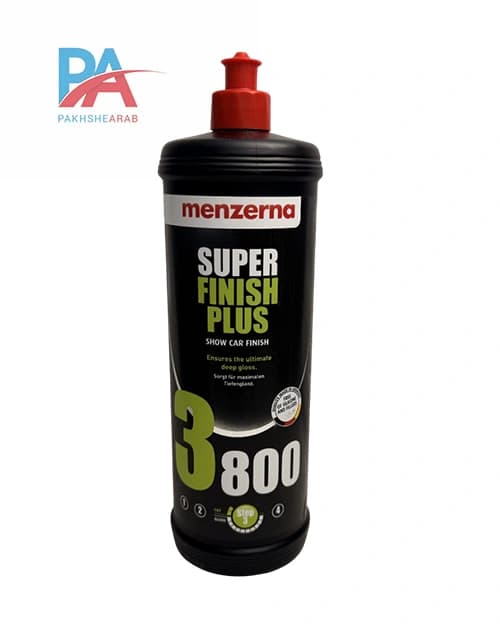 پولیش بسیار نرم منزرنا مدل 3800 حجم 1 لیتر | Menzerna Super Finish Plus 3800