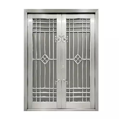 درب تمام استیل دو لنگه کد 332 — تصویر ۳