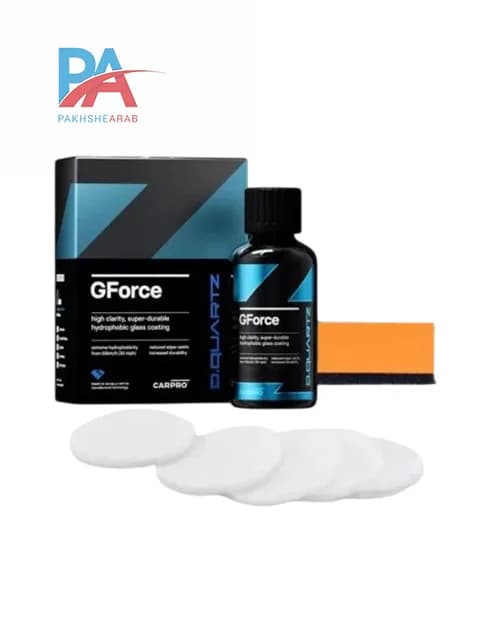 پوشش نانو سرامیک شیشه خودرو کارپرو جی فورس حجم 50 میلی لیتر CARPRO D.QUARTZ GForce — تصویر ۱۰