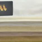 پرده مینیمال ترکیب حریر و کتان سفید کد 01 — تصویر ۵