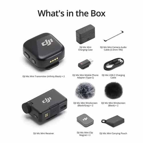 میکروفون تولید محتوا دیجیآی میک مینی (Dji Wireless Microphone Mic Mini) — تصویر ۱۱