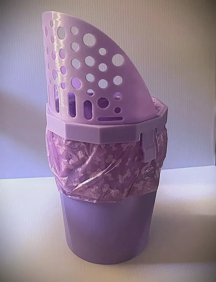 بیلچه مخزن دار خاک گربه حرفه ای کد 149 — تصویر ۴