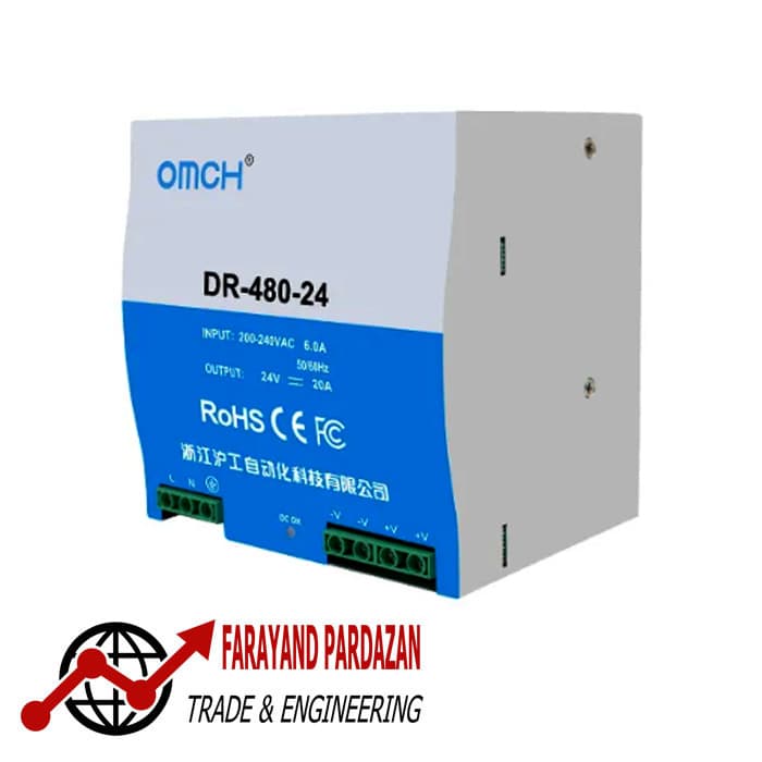 منبع تغذیه OMCH DR-480-12 — تصویر ۶