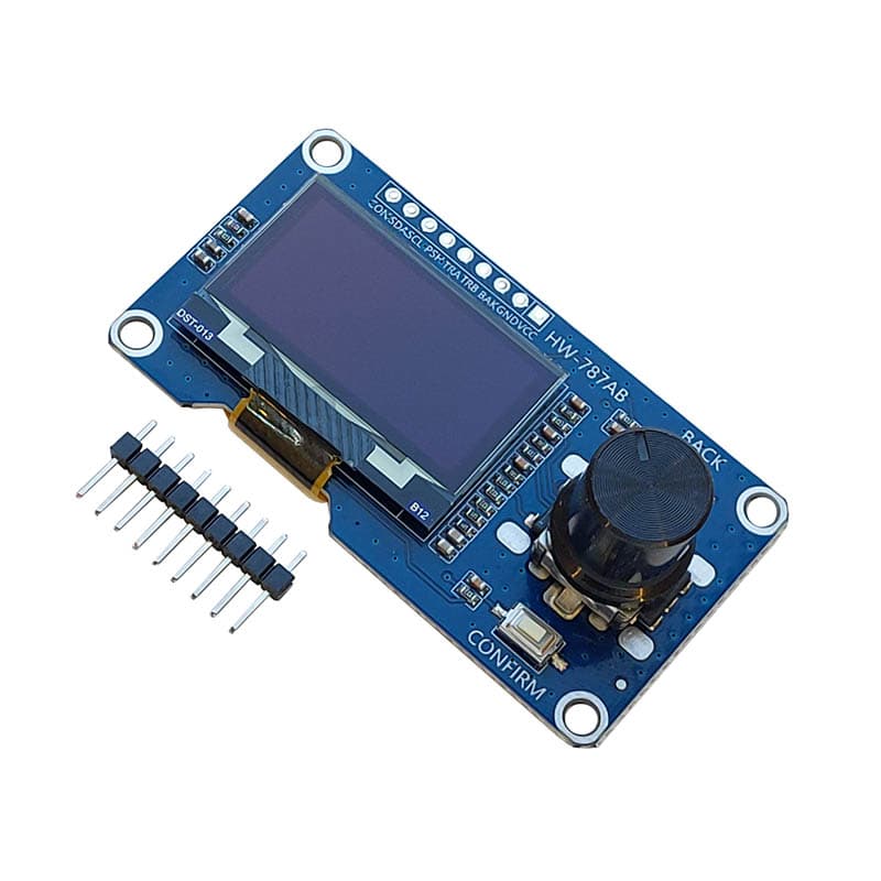 ماژول نمایشگر OLED رنگی 1.3 اینچ با انکودر چرخشی EC11 و رابط I2C