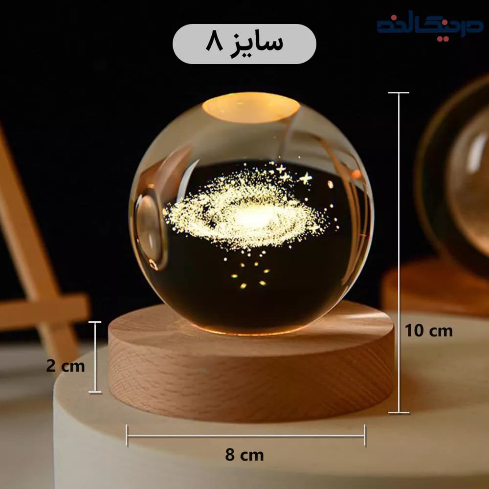 گوی کریستالی مدل کهکشان — تصویر ۴