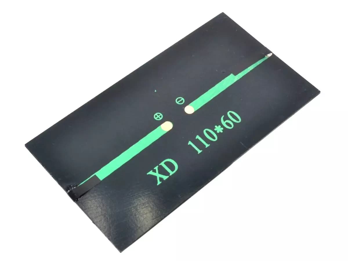سولار 5 ولت 200 میلی آمپر 110×60 میلیمتر برند XD — تصویر ۴