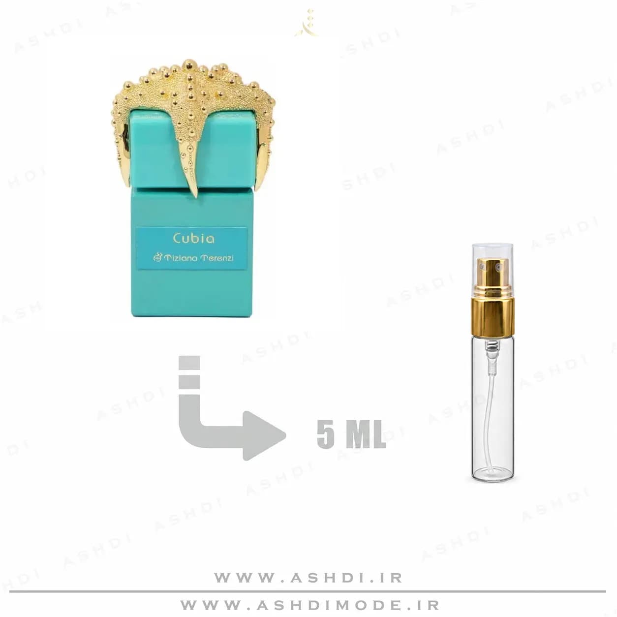 دکانت عطر ادکلن تیزیانا ترنزی کوبیا 5 میل اصلی | Tiziana Terenzi Cubia Extrait de Parfum 5ml Decant — تصویر ۲