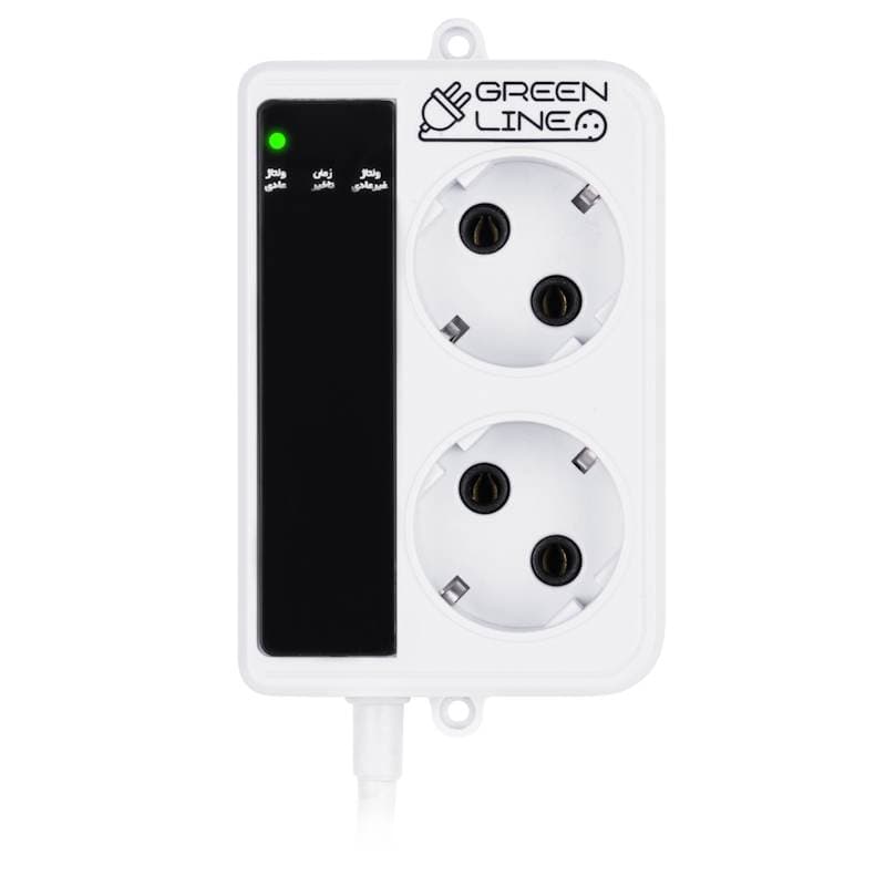 محافظ ولتاژ گرین لاین مدل GLP162W – محافظ ماشین لباسشویی و لوازم خانگی پرمصرف — تصویر ۱۰