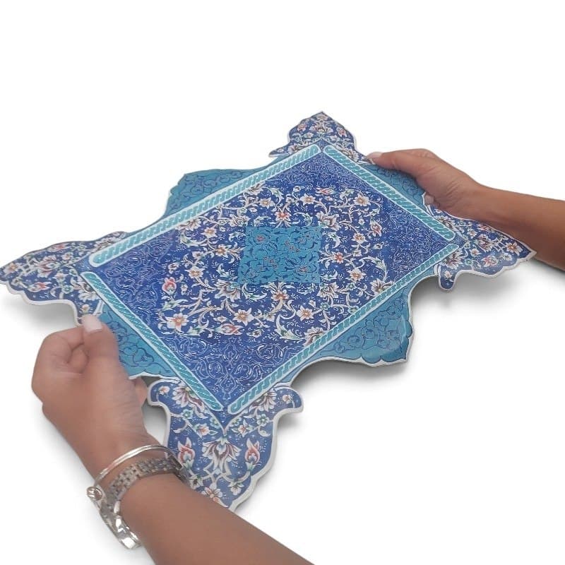 سینی میناکاری کد S10241 — تصویر ۵